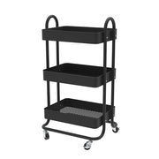 Vicco Contenitore a rotelle Nero 45.9 x 78.7 cm