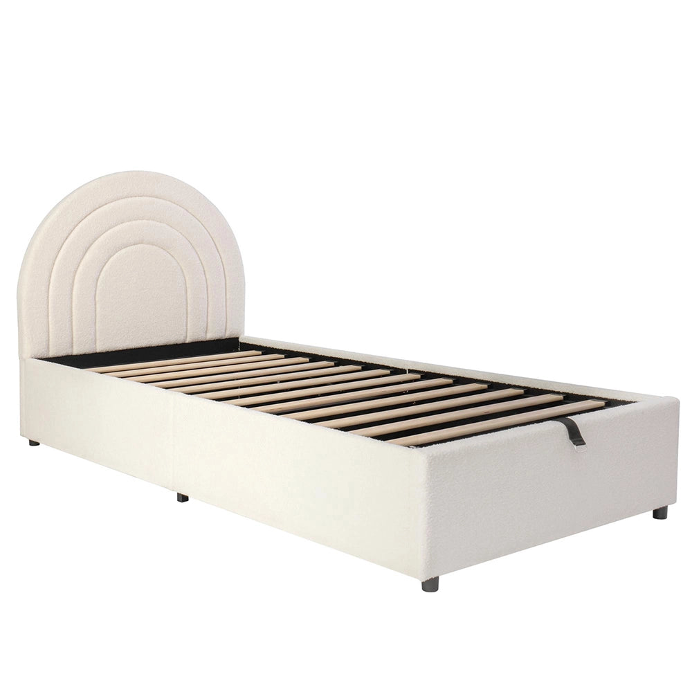 Letto bambino 90x200cm?- Xylo - boucl?? beige