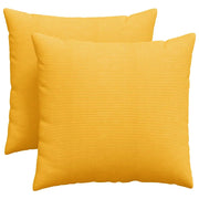 Cuscini da Divano 2 pz | Cuscini per sedie Giallo Chiaro 45 x 45 cm