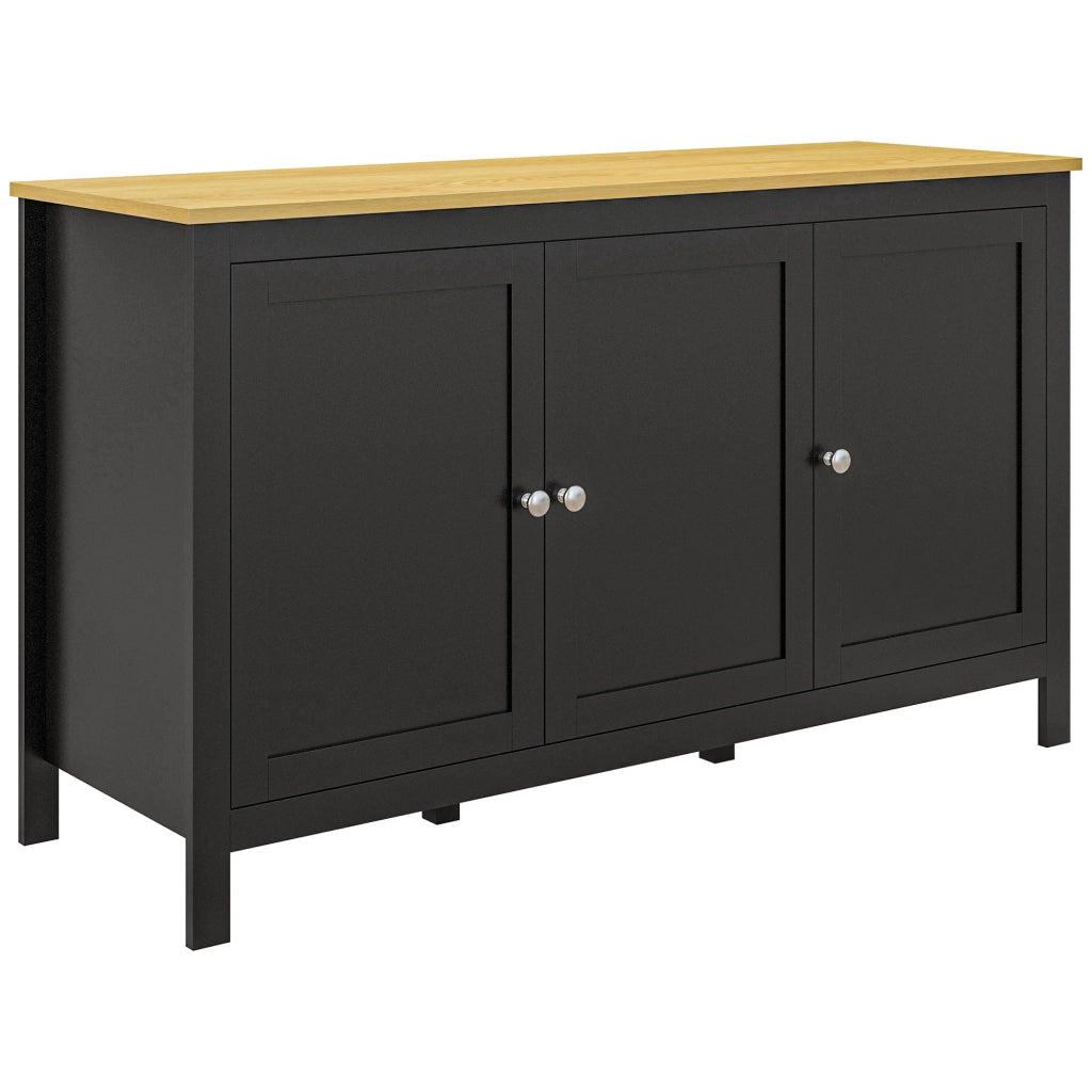 Mobile Ingresso con Ante ¨C Minimal ¨C Nero 120x40x70 cm