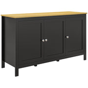 Mobile Ingresso con Ante ¨C Minimal ¨C Nero 120x40x70 cm