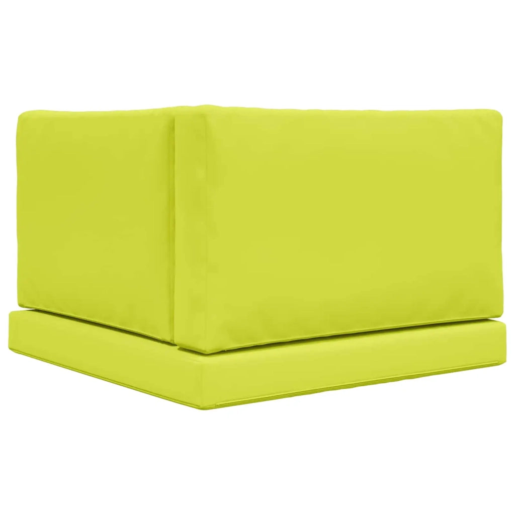 Cuscino per divano da esterno 3 pcs Verde Poliestere 900868