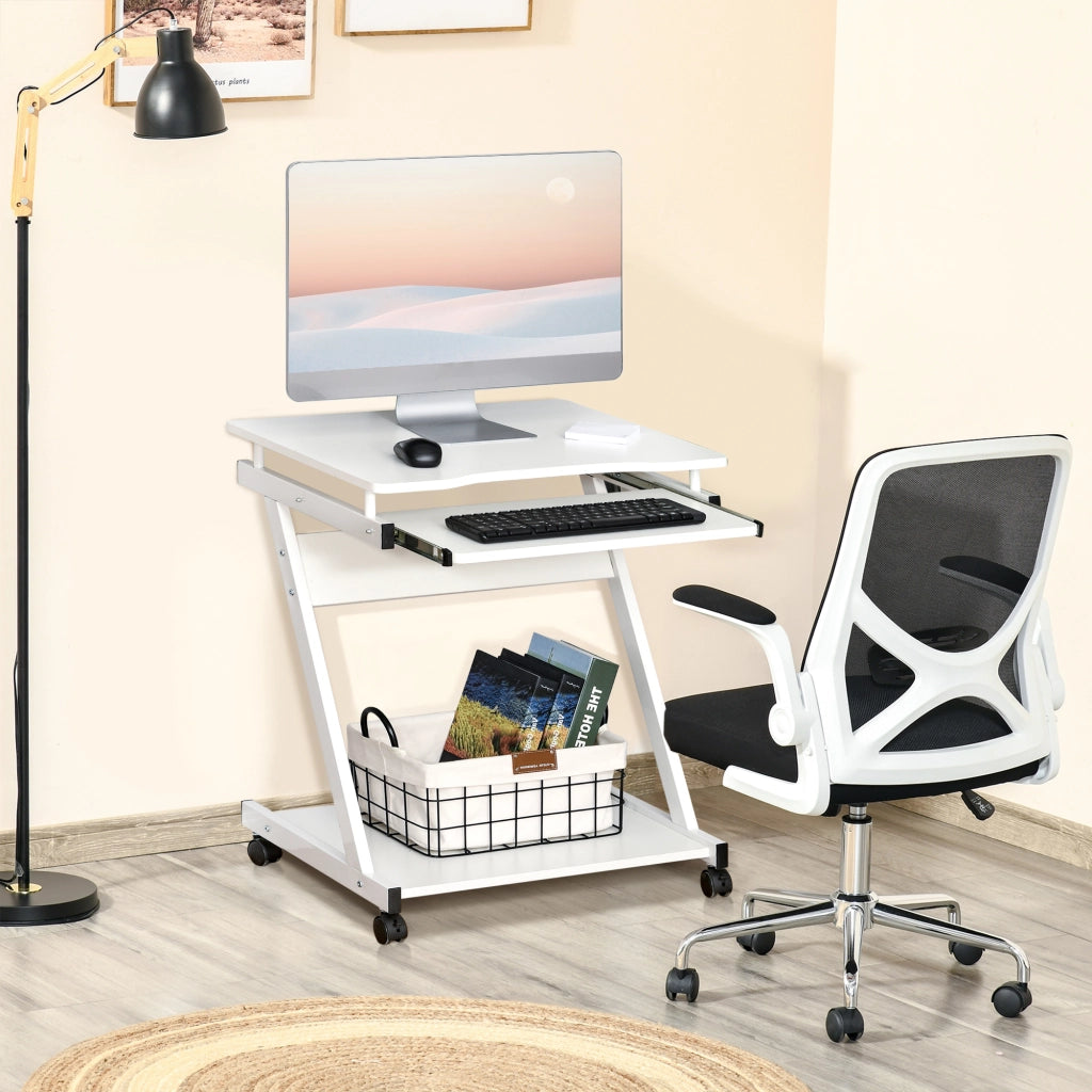 Tavolo da PC ¨C Minimal ¨C Bianco 60x48x73cm
