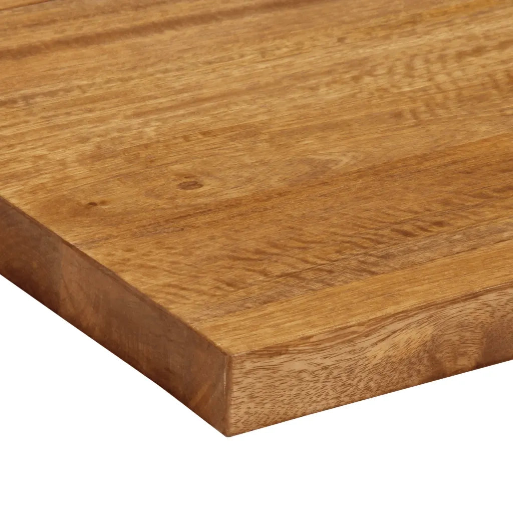 Piano per Tavolo 100x40x2,5cm Rettangolare Legno Massello Mango 371580