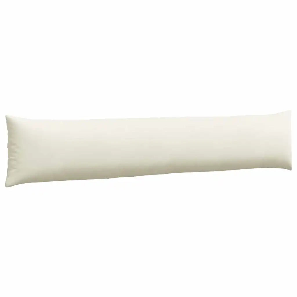 Cuscini da Divano 2 pcs Crema 200 x 40 cm Tessuto in Cords 42013894