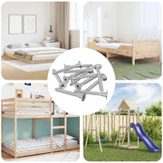 Vite 5143 pcs Zincato 5 x 40 mm Ferro