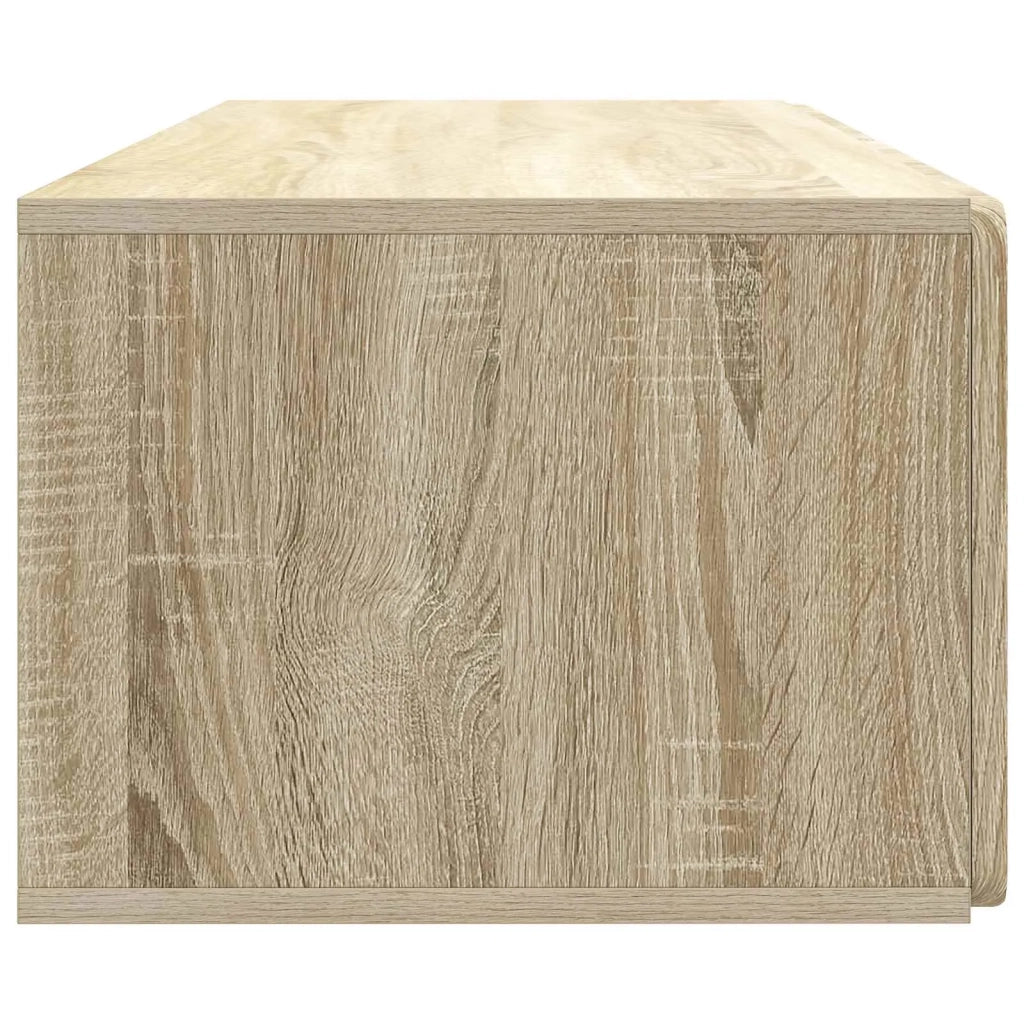 Mobile Porta TV da Muro-Credenza per TV sospesa Rovere Sonoma 98 x 41 x 30 cm 285364