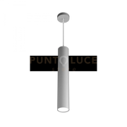 SHAPE SOSPENSIONE TUBO H.50 1 LUCE GRIGIO 1143-S50-GR
