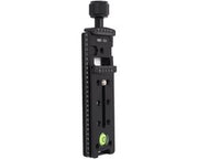 Binario di supporto per fotocamera a rail con leva di traslazione, chiusura ARCA, slot 2 vie, 38 mm, per fotografia panoramica e macro.