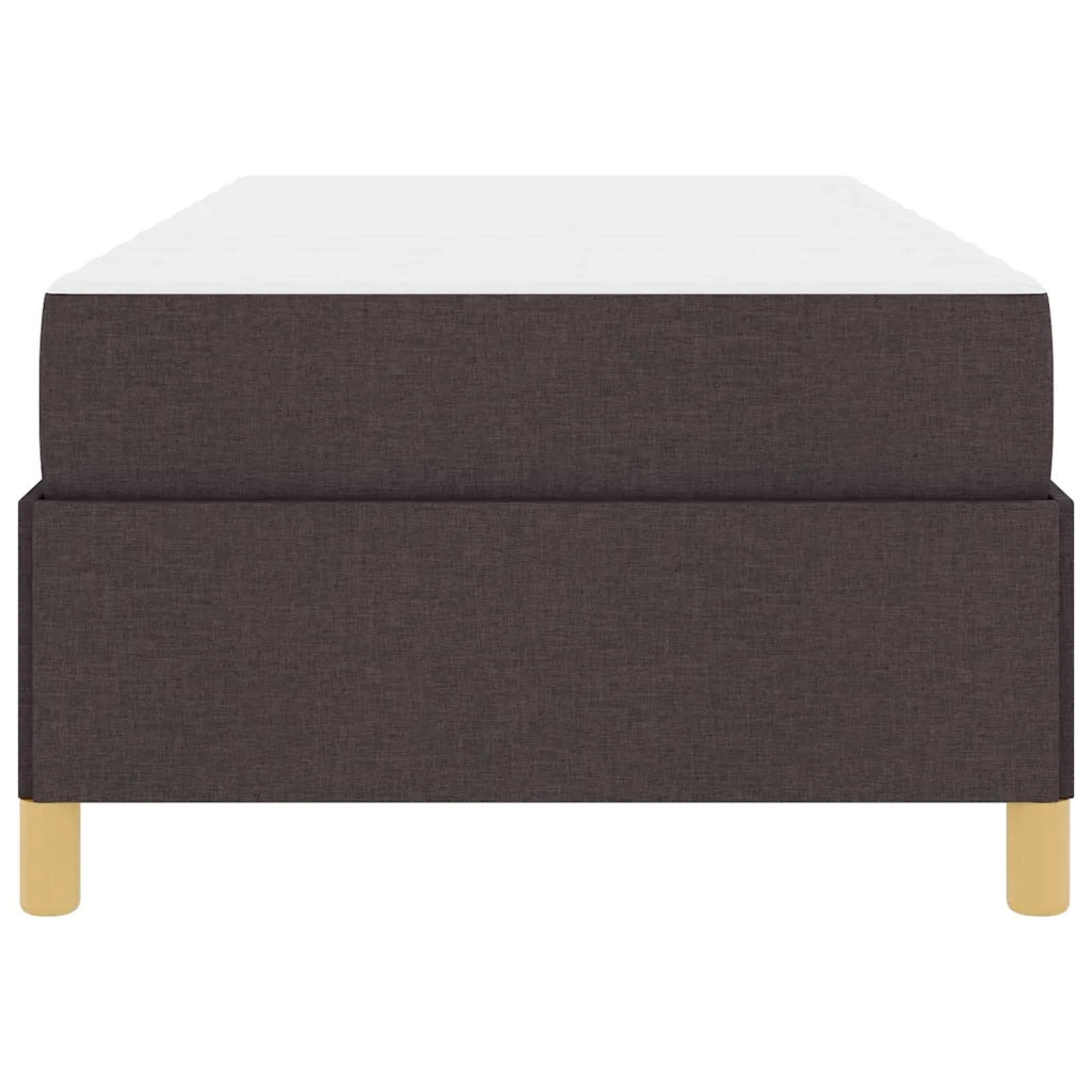 Struttura del letto Marrone Scuro 80 x 200 cm Tessuto