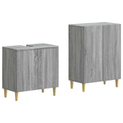 Set di Armadi da Bagno da 2 Pezzi ARNHEM Sonoma grigio 3417609