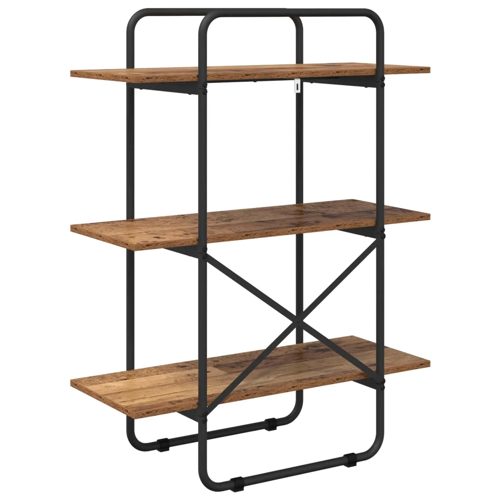 Libreria 3 livelli 80 x 35 x 105 cm PB Legno di quercia 8007820