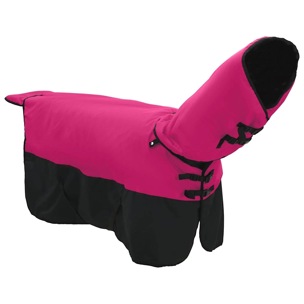 Coperta per Cavalli Rosa e Nero 105 cm Poliestere 42013150