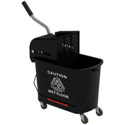 Secchio e Mop con Strizzatore ¨C zephmum ¨C Nero 20 L