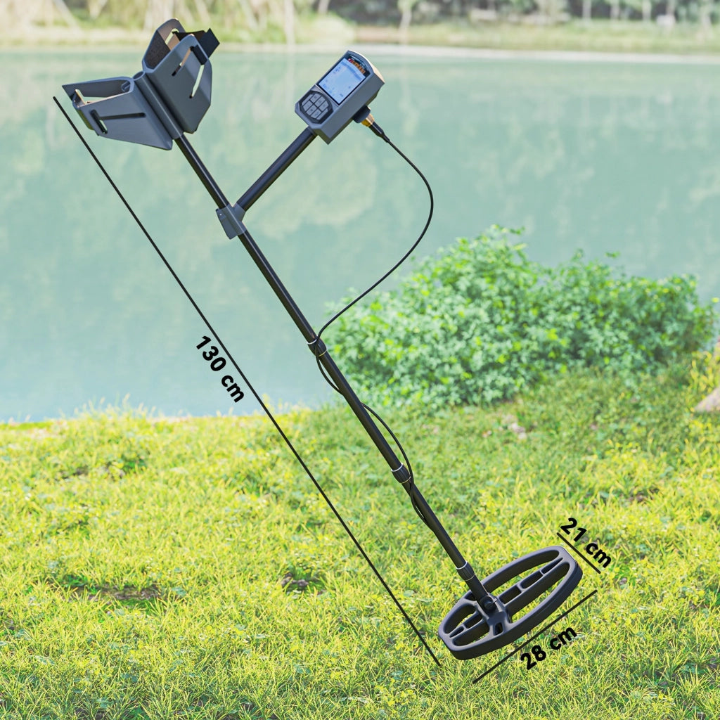 Metal Detector Professionale con 5 Modalit¨¤, Impermeabile IP68 e Display LCD Retroilluminato