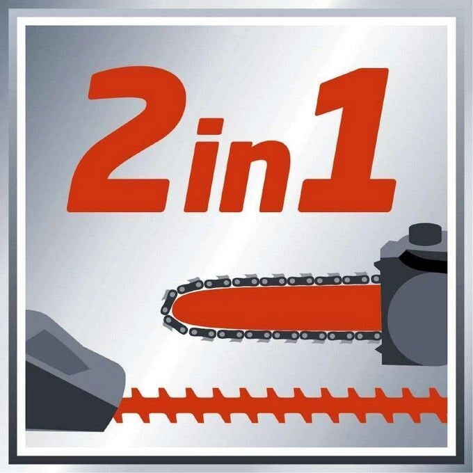 Einhell GE-HC 18 LI T SOLO Svettatoio Tagliasiepi Multifunzione 18V asta 88-182 cm lama 40 cm 1700 spm colore Nero Rosso Argento