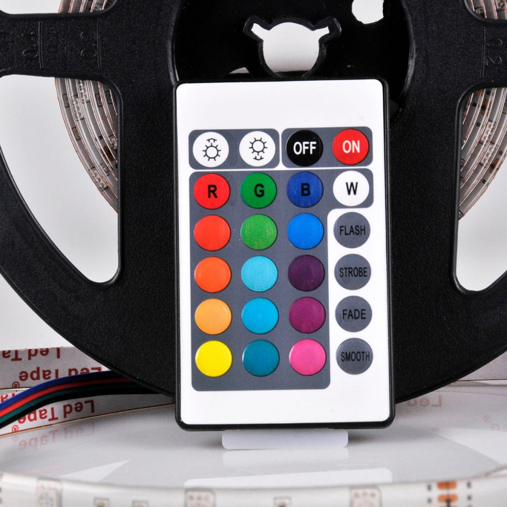 Kit Striscia LED RGB 5m 18W IP20 telecomando Polux