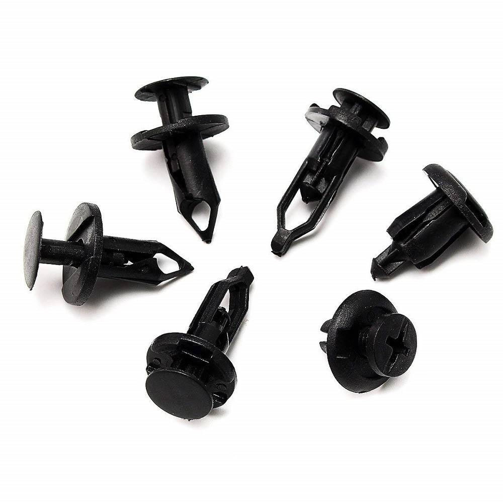 Trade Shop - Kit 200 Pz Plastica Trim Clip Rivetti Clip Fermi Di Spinta Per Auto Paraurti -
