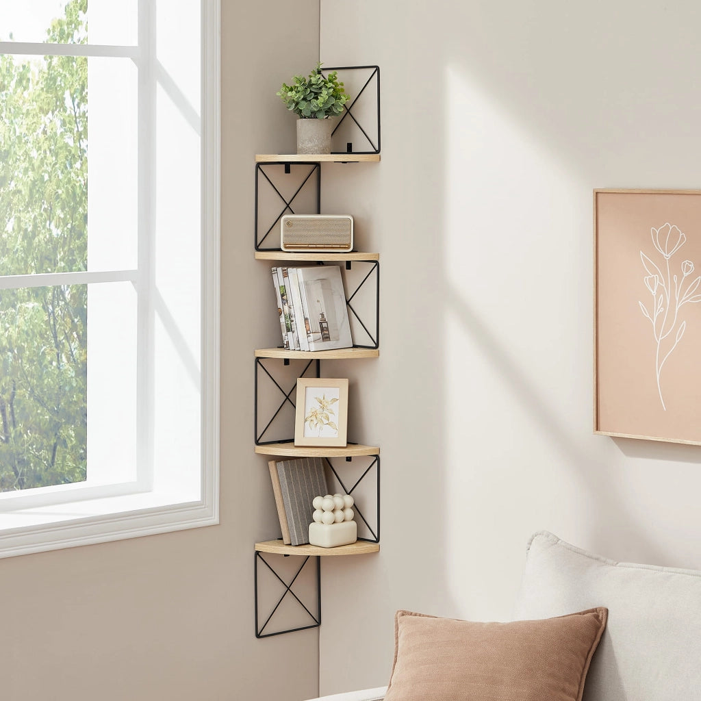 Mensole angolari VALORA per libri, fiori, accessori - Sonoma LLS851B11