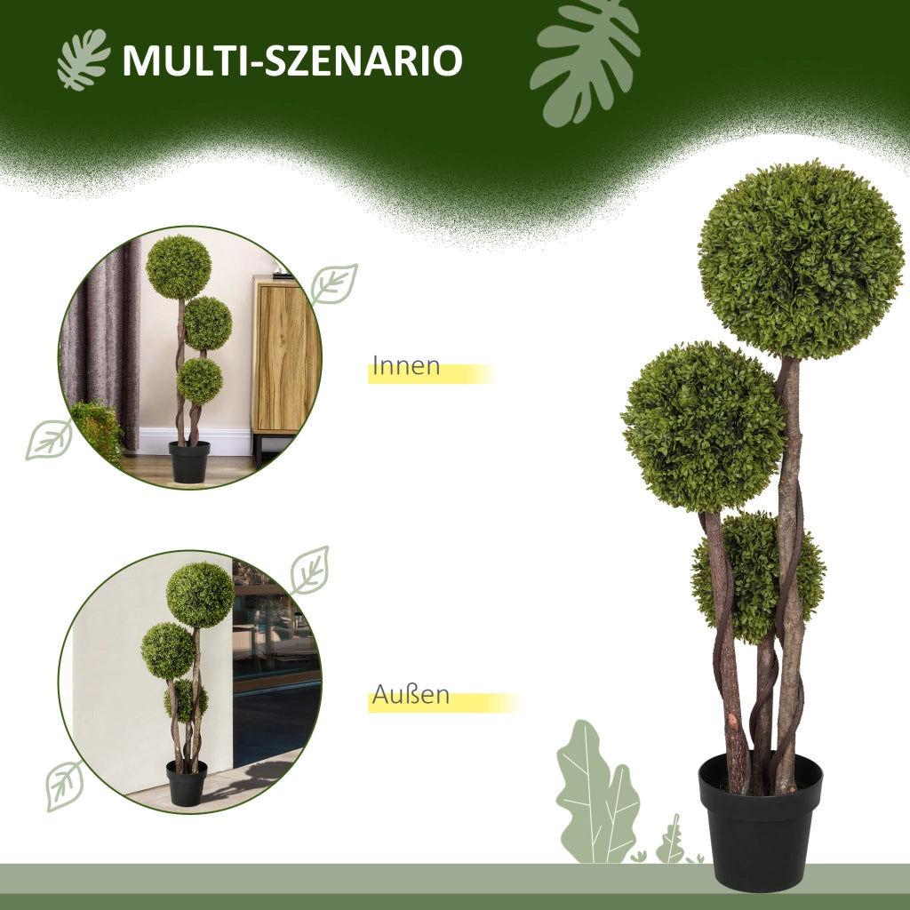 Buxus Artificiale ¨C Minimal ¨C Verde + Nero