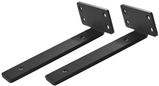 Supporti per tavole in acciaio resistente - 30cm - Nero - Robusti e Duraturi