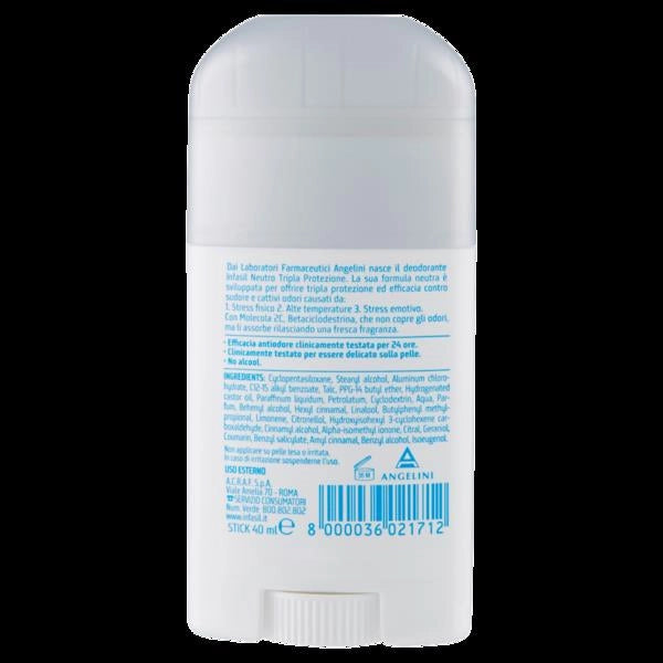 INFASIL DEODORANTE STICK NEUTRO TRIPLA PROTEZIONE DA  40 ML