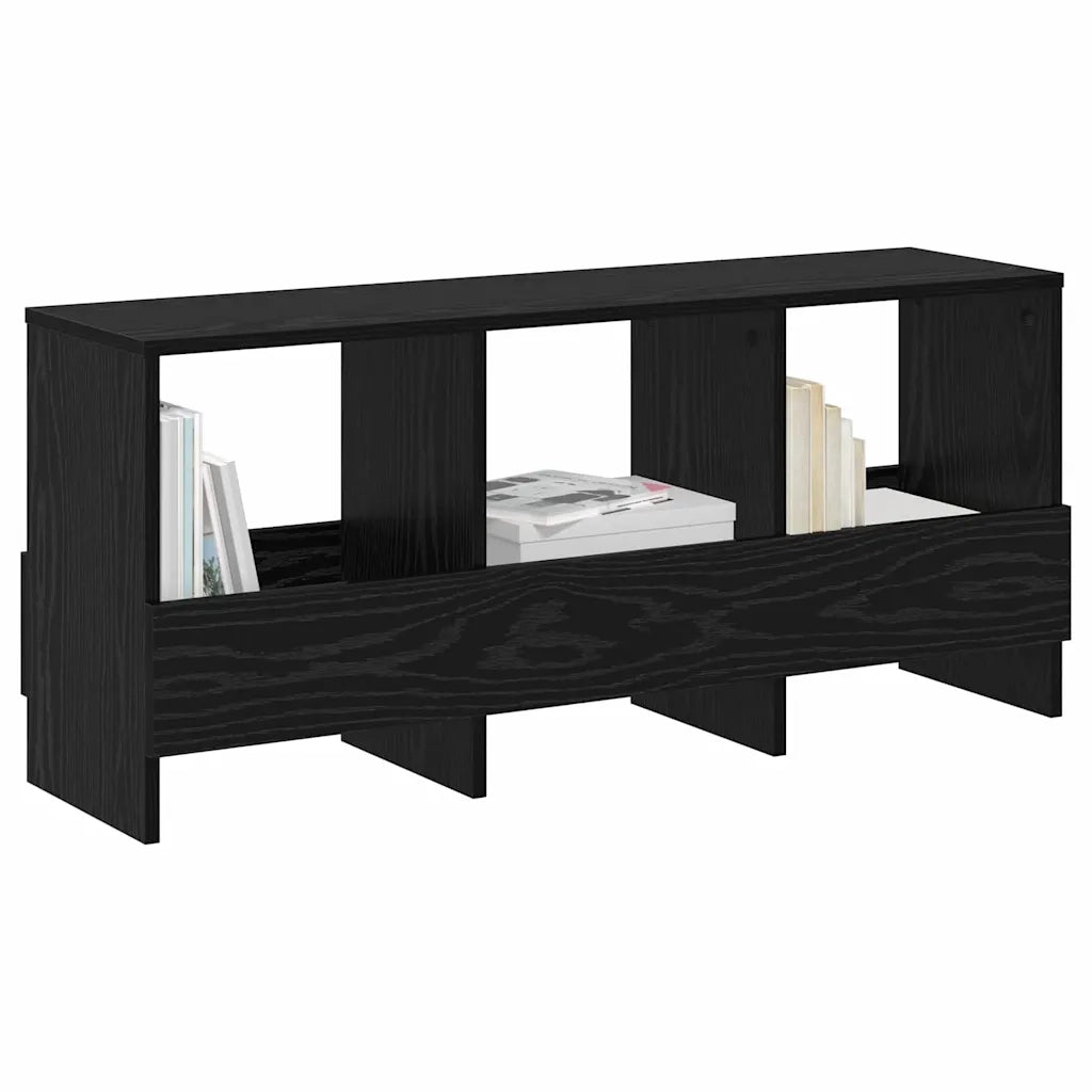 Scaffale per riviste Rovere Nero 102 x 30 x 45 cm 890961
