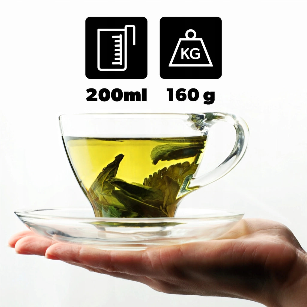 Set di 4 tazze e piattini da caffè/tè KADAX da 200 ml