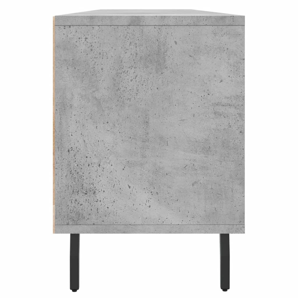 Mobile TV multimediale mensola TV credenza TV per sala da pranzo soggiorno camera da letto 150 x 30 x 44,5 cm legno ingegnerizzato grigio 02_0025976