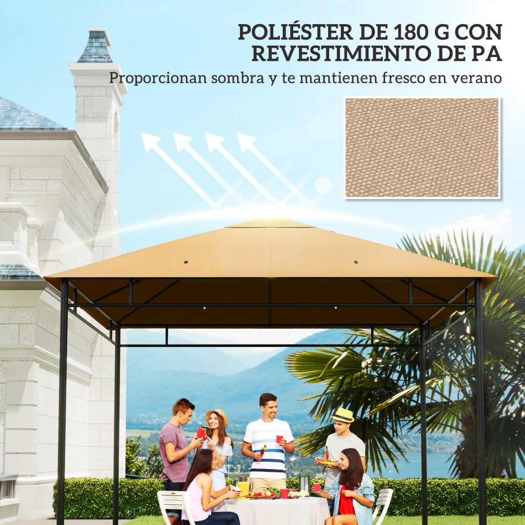 Tetto per Gazebo ¨C zephmum ¨C Beige 300x300 cm