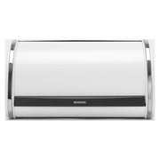 Brabantia 306044 Portapane Roll Top Medio 11 L Acciaio con Coperchio Scorrevole Base Zigrinata 97% Riciclabile Certificato Cradle to Cradle Bronzo colore Bianco