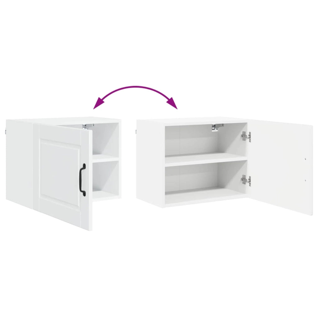 Set di 2 pensili da cucina moderni per una soluzione di contenimento ottimale 50 x 31 x 40 cm legno composito bianco 02_0054250