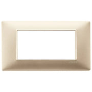 Vimar Plana placca 4 moduli colore Champagne opaco 14654.22
