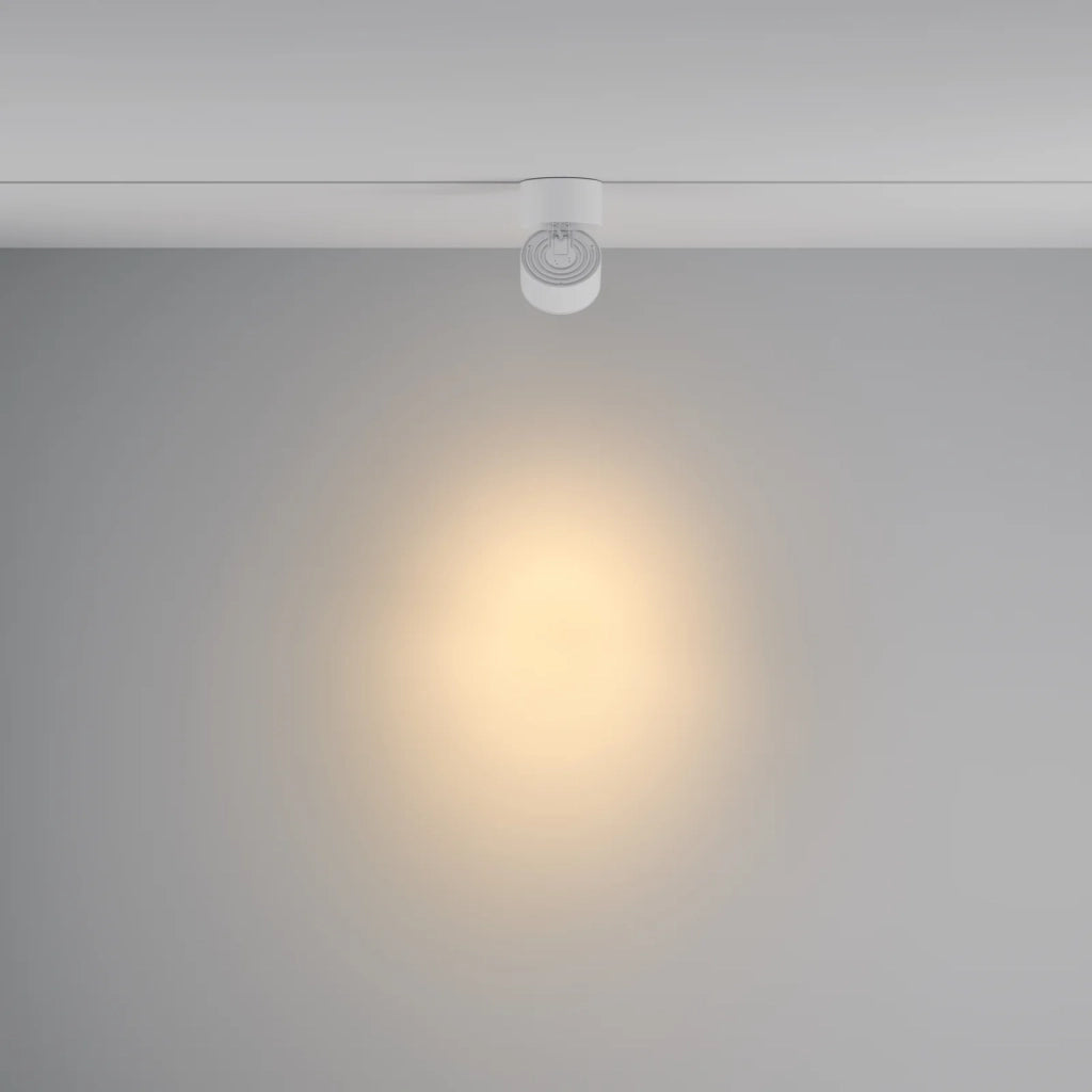 Maytoni Faretto LED integrato UNITY Yin 1 luce bianco alluminio