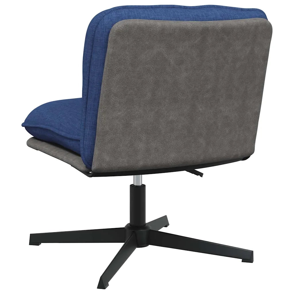 Sedia da Ufficio Girevole Blu in Tessuto 4105393