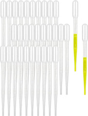 Pipette trasparenti da 3ml, riutilizzabili, da laboratorio e per l'istruzione