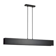 Lampada a sospensione Emibig Gentor 4xE27 nera 96cm