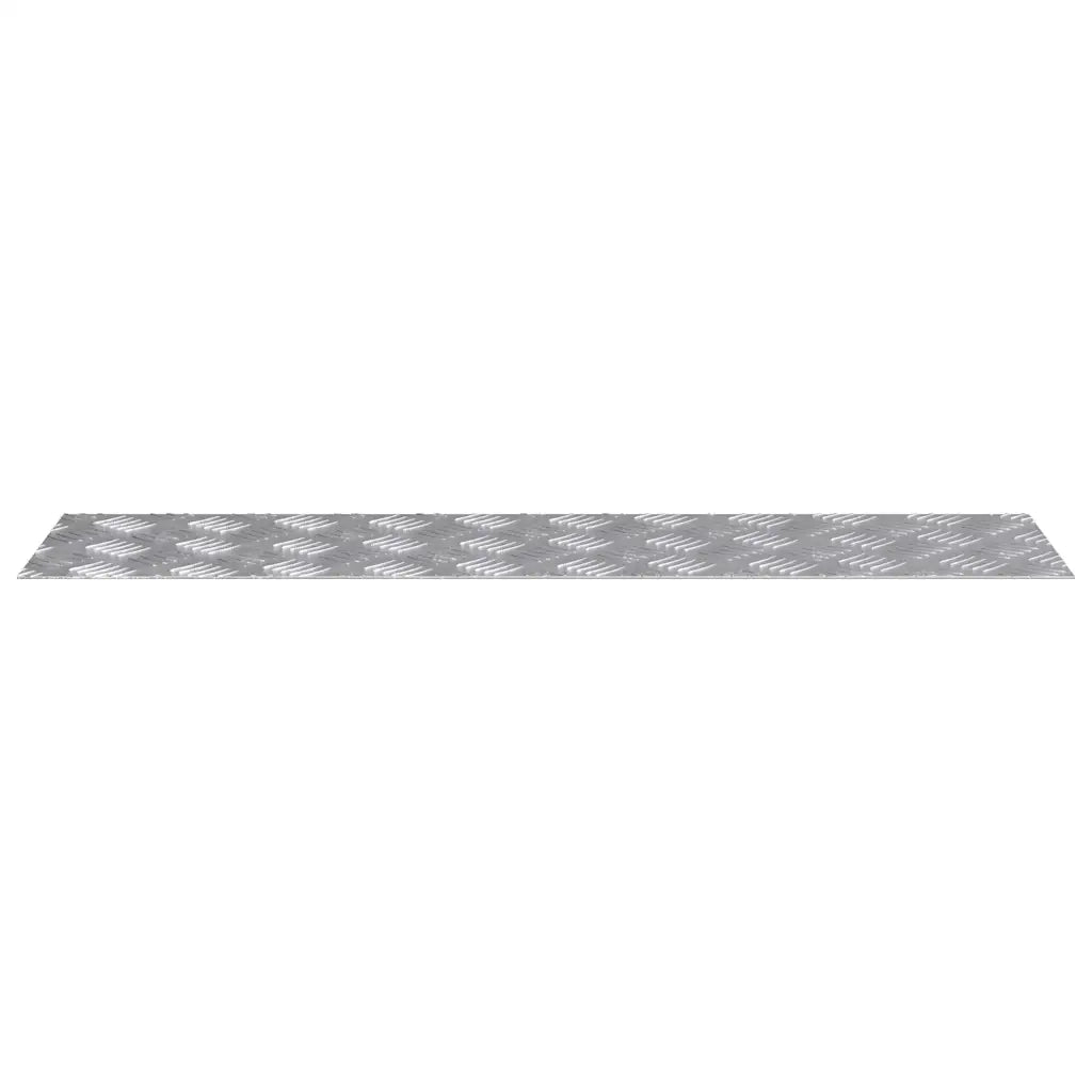 Gradini per Scale 4 pcs Argento 100 x 25 cm Alluminio 4104282