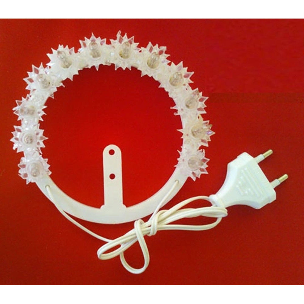 Trade Shop - Coroncine Decorative Elettriche A Pisellini E/o A Led Coroncina Per Statuine -   -led Diametro 12 -220 Volt