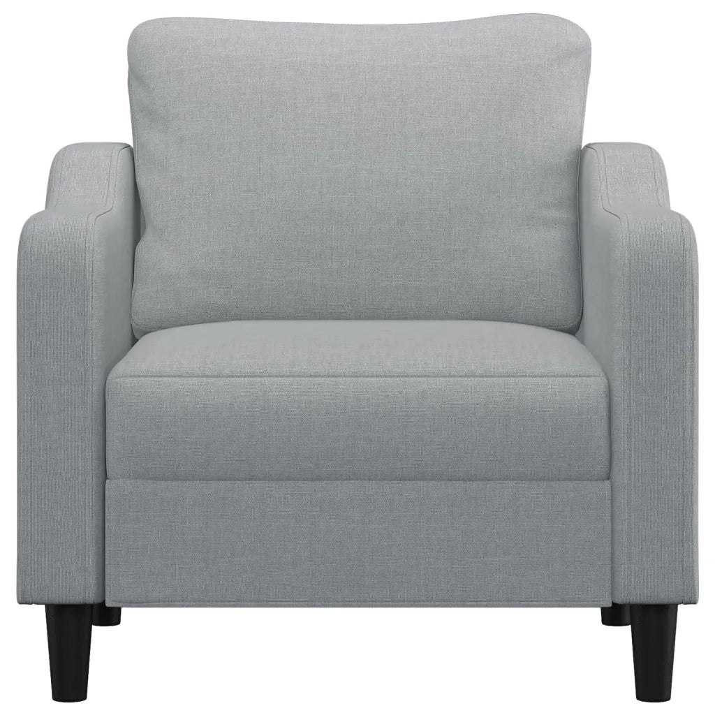Poltrona | Sedia Relax Grigio Chiaro 60 cm in Tessuto