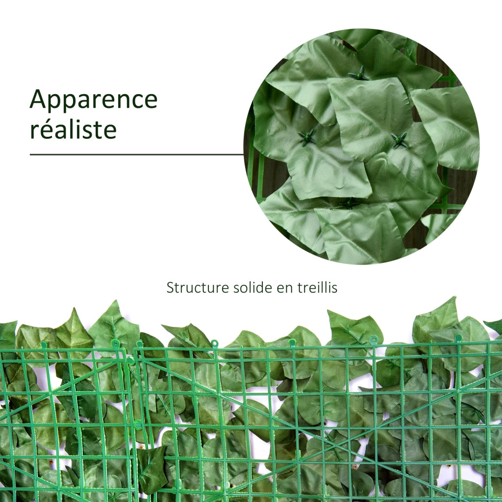 Pannello Siepe Artificiale ¨C zephmum ¨C Verde 3x1 m