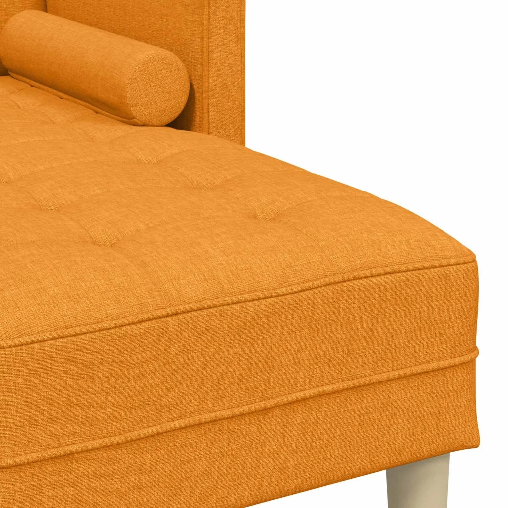 Set di divani 2 pz Giallo Scuro Poliestere 3329260