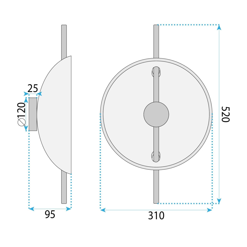 Applique Da Parete Led APP1762-1W