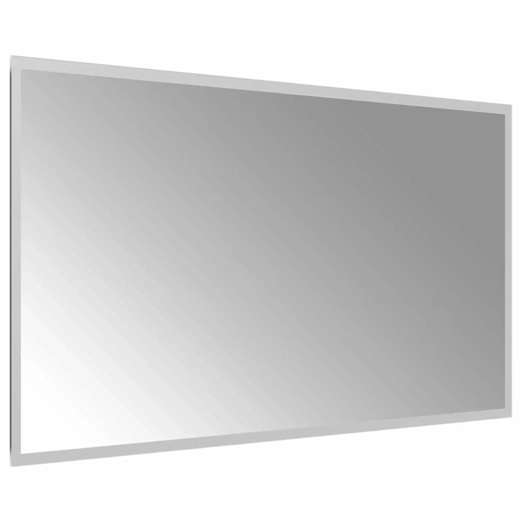 Specchio da bagno LED Trasparente 90 x 50 cm vetro temperato 42045820