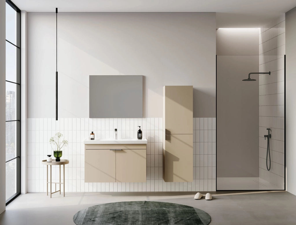 Mobile lavabo "Desna 90" - 90 x 45 x 58 cm - Sabbia