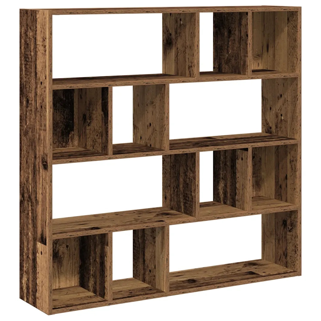 Libreria/Divisorio Ambienti | Divider per stanze | Paravento Legno Antico 105x24x102 cm