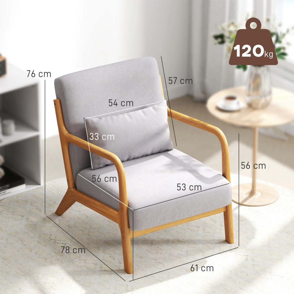 Poltrona relax lounge ¨C Xylo ¨C velluto grigio con cuscini e braccioli
