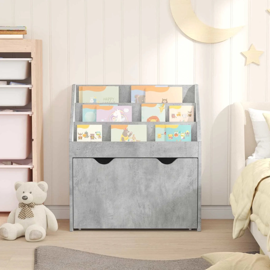 Libreria per Bambini Grigio cemento 60 x 29,5 x 69 cm 892392
