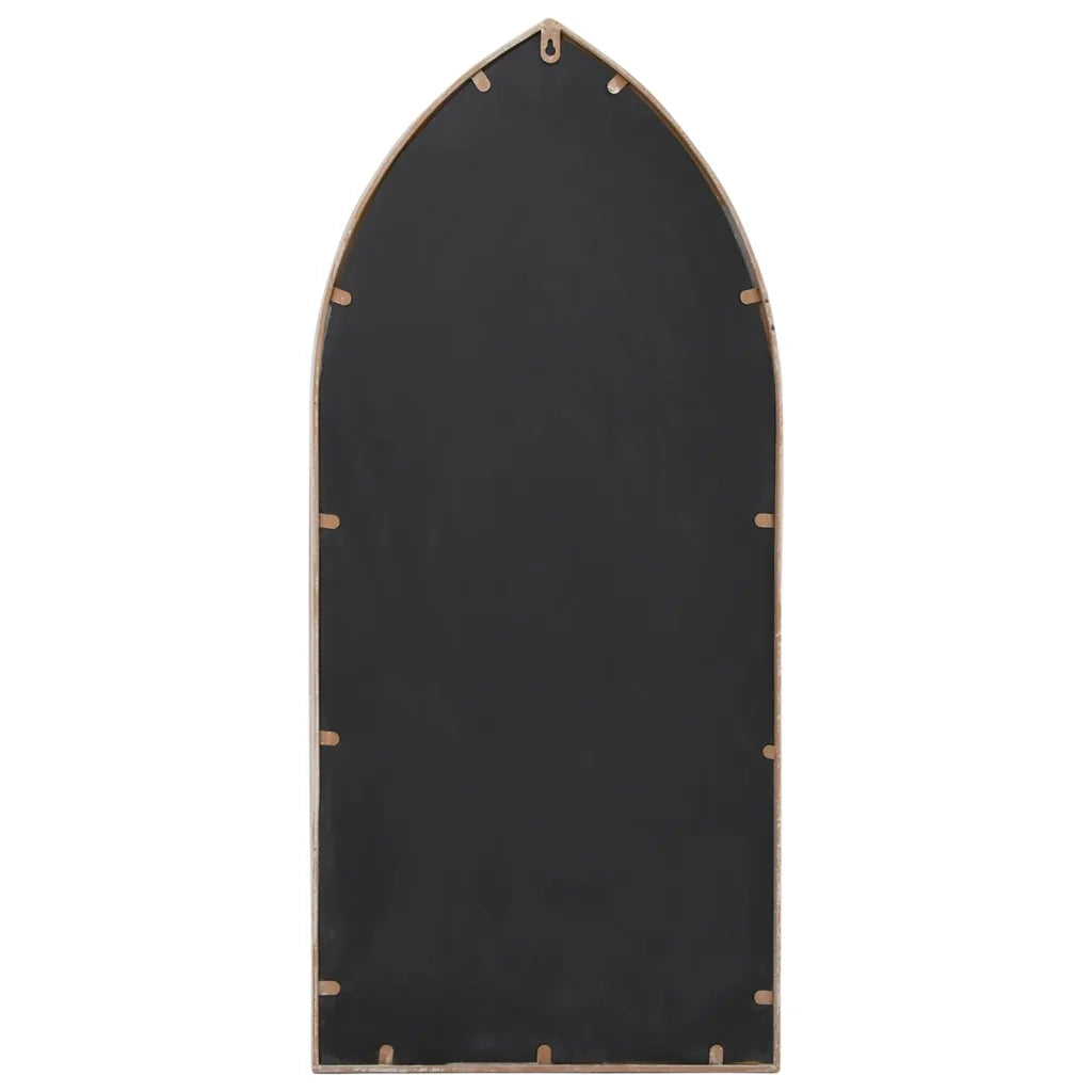 Specchio da Giardino Sabbia 100x45 cm in Ferro per Uso Esterno 318361