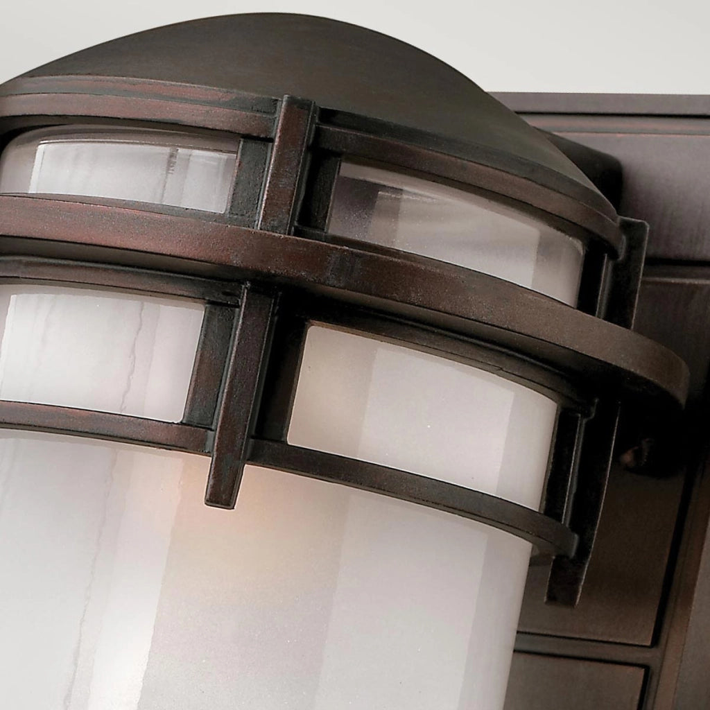 Applique esterna vittoriana bronzo E27 60W Reef Hinkley